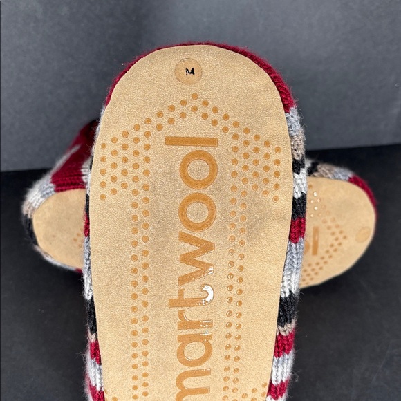 Smartwool Hudson Trail Tibetan Red Heather Knit Slippers Sz. M (W8-9 M7-8) - Picture 9 of 9